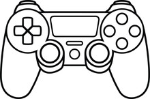 Video game controller vector illustration for t-shirt design