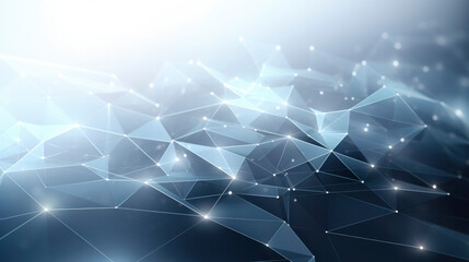 Poster - abstract light blue digital technology future background for business network, banner, Artificial Intelligence Business, Analytics,grey color