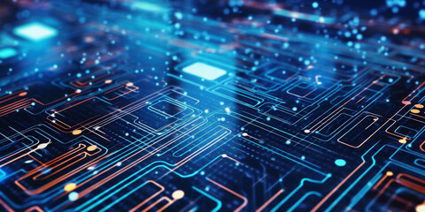 Digital technology background