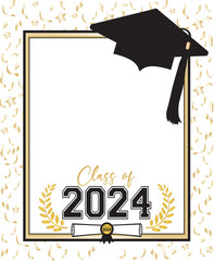 Graduation Background Template 2024