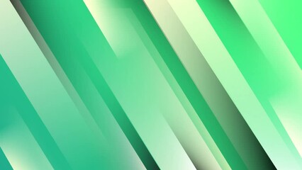 Poster - Green abstract background with geometric shapes gradient color