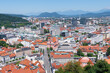 Cityscape of Ljubljana (Slovenia)