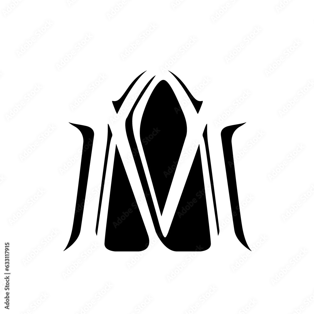 gothic letter M Stock Illustration | Adobe Stock