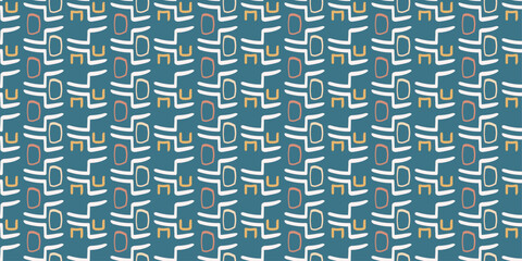 Aufkleber - Eyelets, or paper clips, a textured simple pattern. Vector for textiles, pillows, clothing, background, packaging, notepads, cups, interior.
