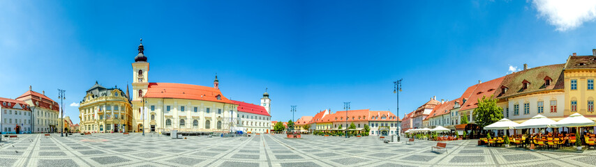 Canvas Print - Großer Ring, Sibiu, Hermannstadt, Rumänien 