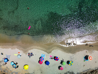 Wall Mural - beach from above