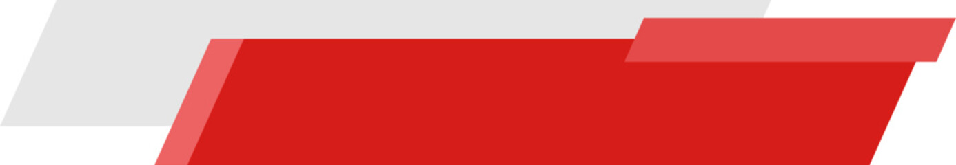 Wall Mural - Red News Lower Third Element
