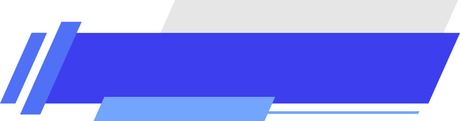 Wall Mural - Blue News Lower Third Element