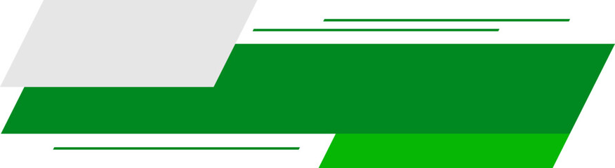 Wall Mural - Green News Lower Third Element