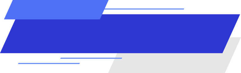 Wall Mural - Blue News Lower Third Element
