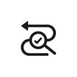 traceability icon vector or traceability symbol vector isolated. Best traceability icon vector for apps, websites, traceability design element and more.
