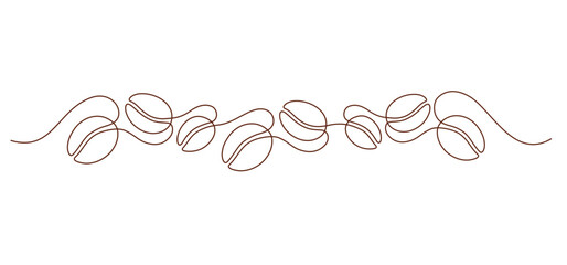 coffee bean line art