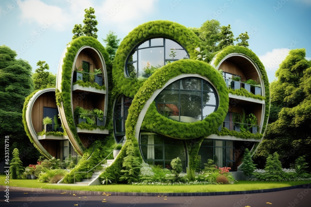 Green building stands out compared to other houses due to its focus on ...