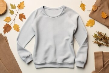 Wall Mural - Blank mockup sweater . Generative AI