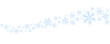 flowing winter snowflakes background decoration