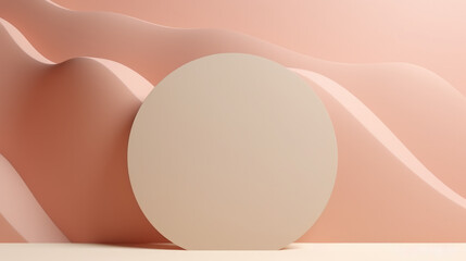 Wall Mural - Simple Nude Colors Abstract Background 