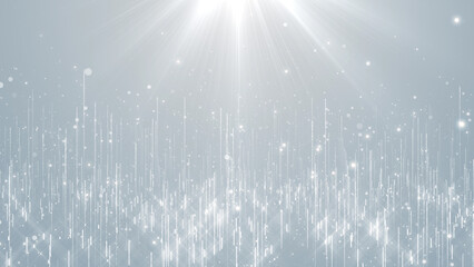 Particles abstract white event business clean bright glitter concert openers medical background