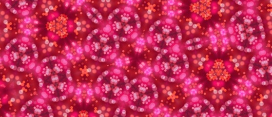 Wall Mural - Abstract background pattern with multicolored varied details. Big and small.
