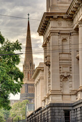 Poster - Melbourne landmarks, Victoria, Australia