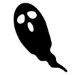 © Les - Halloween Ghost Silhouette