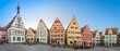 Golden Hour Magic - Captivating Views of the Beautiful Sunrise at Rothenburg ob der Tauber's Market Square, Germany