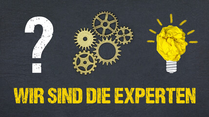 Poster - Wir sind die Experten	