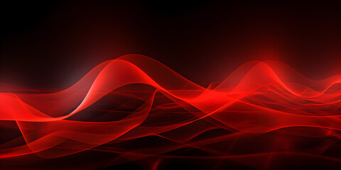 Red ambient wave structure screen wallpaper background. Horizontal alignment.