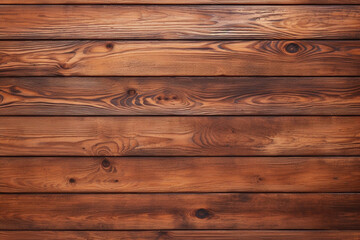 Wall Mural - Top-down view of a wooden banner background. Vintage tabletop texture with seamless old brown wood pattern, resembling wooden plank tabletop