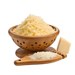 Wall Mural - Grated Parmesan Cheese isolated