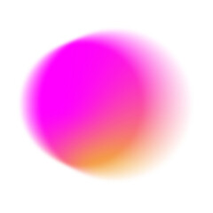 Poster - Blurry round gradient light leak overlay