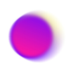 Poster - colorful sphere light leak isolated