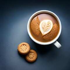 Wall Mural - coffee and cookies