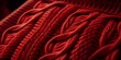 close up of knitted_texture.Generative in ai