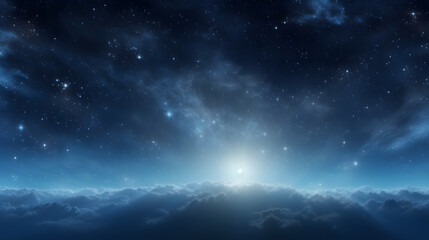 Wall Mural - Star planet and universe background
