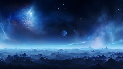 star planet and universe background