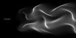 © korkeng - 3D Vector wave lines pattern smooth curve flowing dynamic white light isolated on black background for concept of technology, digital, communication, science, music.