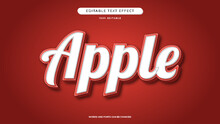 Apple 3d Editable Text Effect