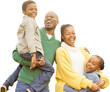 © vectorfusionart - Digital png photo of happy african american family on transparent background