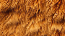 Brown Bear (Ursus Arctos) Fur Texture. Generative AI