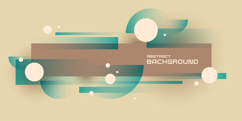 Poster - trendy abstract background. composition forms. modern vector illustration
