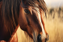 Close-up Photo Of Horse