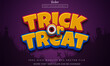 © azis - Trick or treat text editable style effect halloween banner event