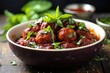 flavorful vegan meatballs in marinara sauce