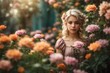 © Dima Shapovalov - Rosy Elegance: Girl Amidst Blooms