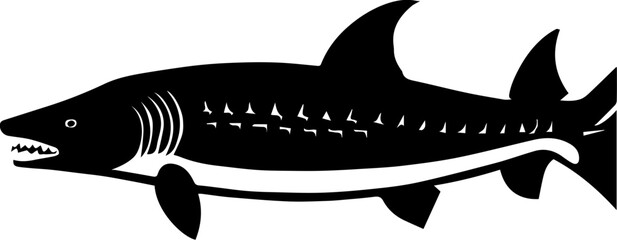 Sticker - Atlantic Sturgeon fish icon