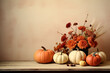 © Мария Фадеева - Autumn still life in honor of Thanksgiving, lunch and dinner in the family. With Generative AI technology