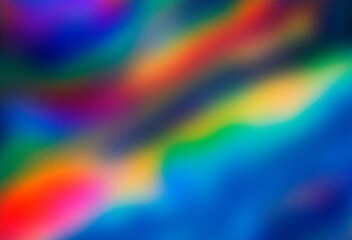 Wall Mural - grainy gradient abstract holographic background, retro effect, aesthetic noise texture