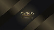 © ALLuxury - Black gold royal awards graphics background lines sparkle elegant shine modern glitter template luxury premium corporate abstract design.