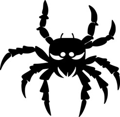 Sticker - scorpion spider isolated on white