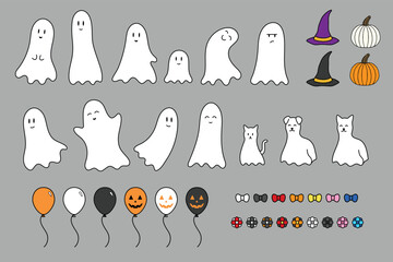 Sticker - Ghost Family Portrait Builder / Creator Clipart